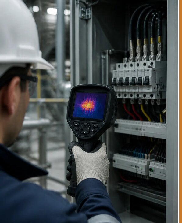 Тепловой контроль оборудования в Нурлате для безопасности работ